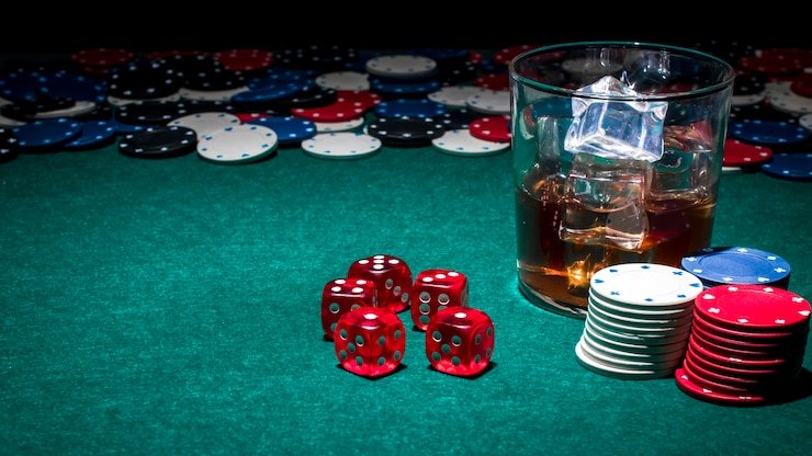 Tampilan studio live casino dengan dealer langsung memainkan permainan baccarat di platform raja panda88